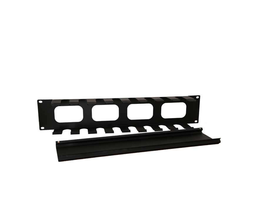 RACK ACCESSORIES: 19” Cable Management with Sliding Cover
